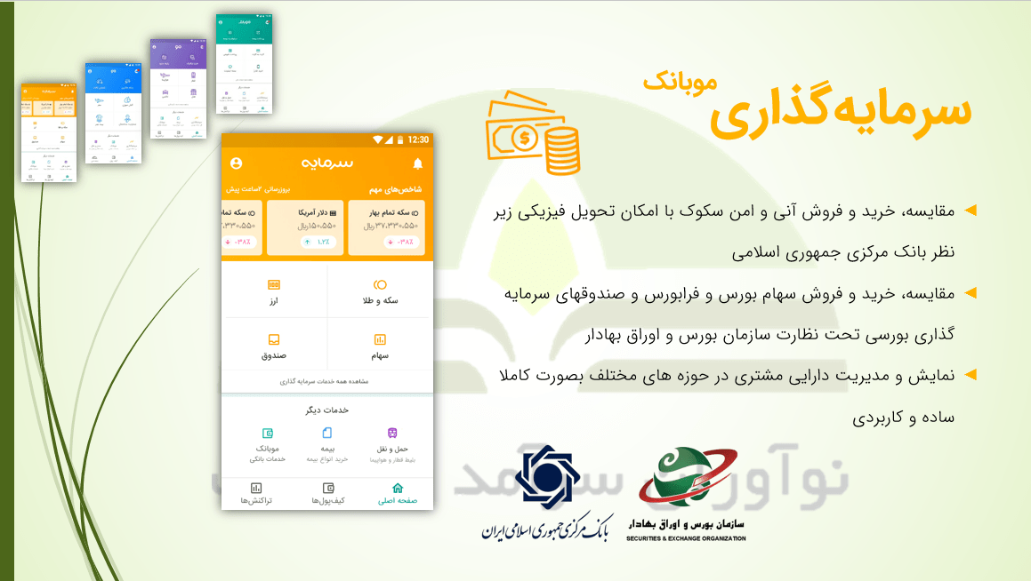 تصویر سرمایه گذاری در موبانک