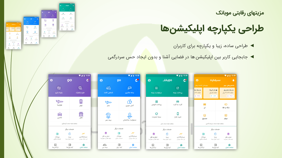 تصویر طراحی یکپارچه اپلیکیشن ها